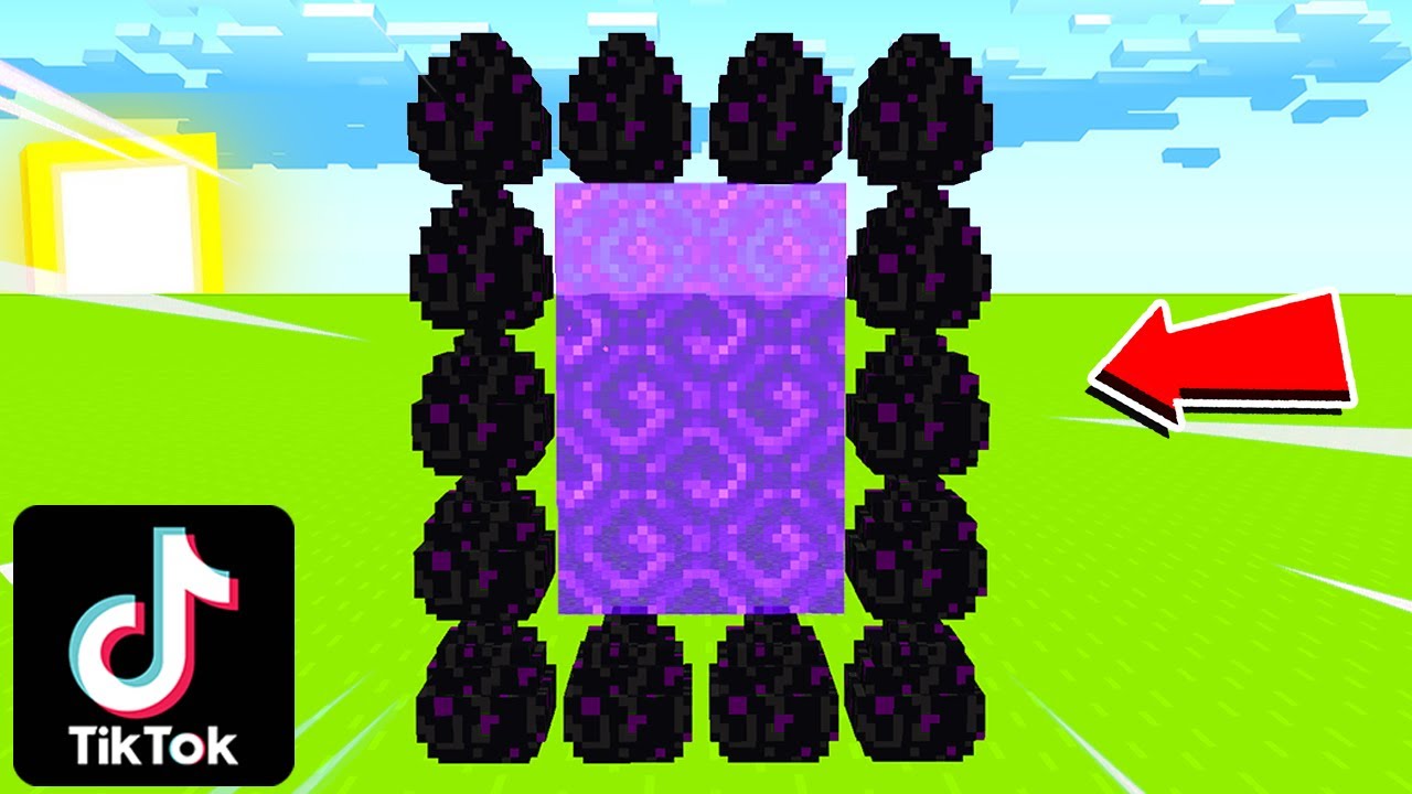 TESTEI os TIKTOKS mais VIRAIS do MINECRAFT (FUNCIONOU!) 😂😱 MINECRAFT TIKTOK