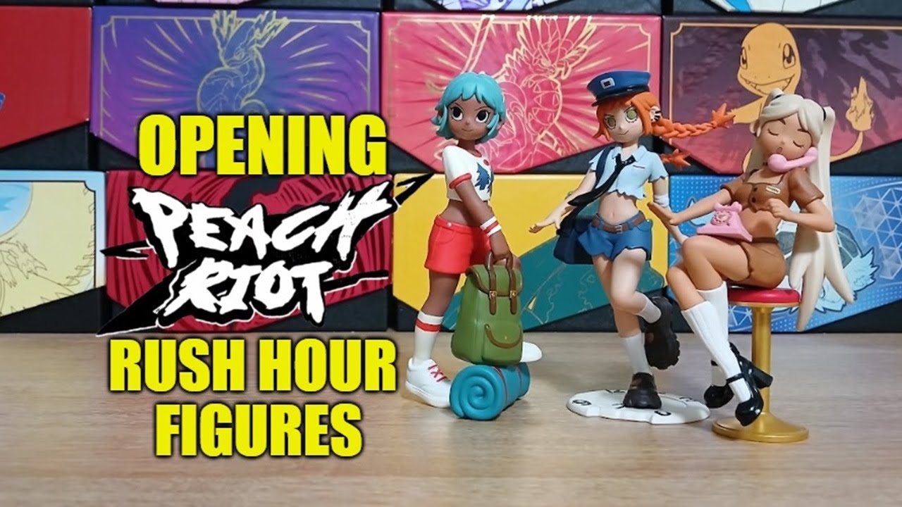 Opening Peach Riot Rush Hour Figures