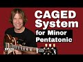 Connect the minor pentatonic scale to the caged system