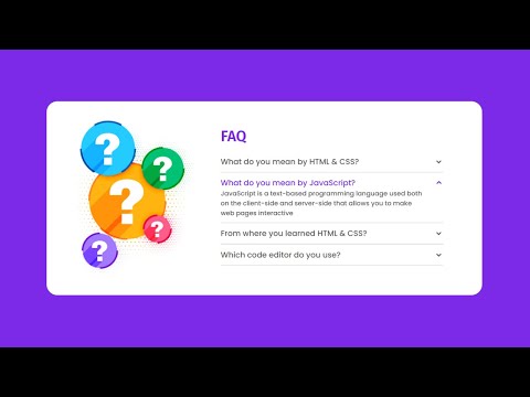 Responsive FAQ Accordion