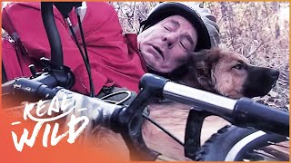 HEROIC DOG SAVES INJURED CYCLIST IN EPIC RESCUE