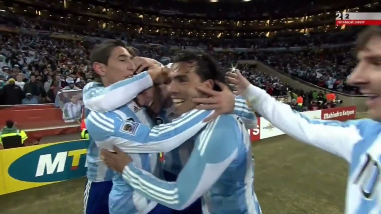 TODOS los GOLES de ARGENTINA en el MUNDIAL de SUDÁFRICA 2010 HD