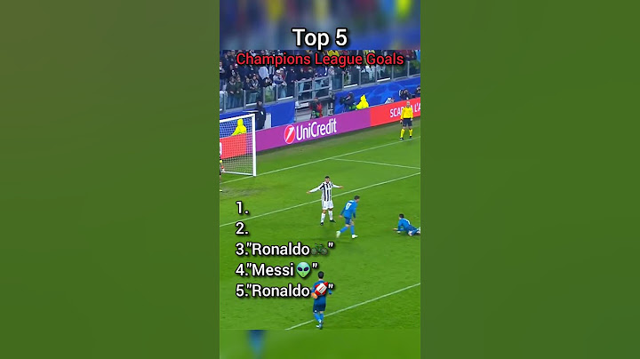 Top 5 Champions League Goals #soccer #football #viral #trending #shorts #short #viralvideo #fyp #sub