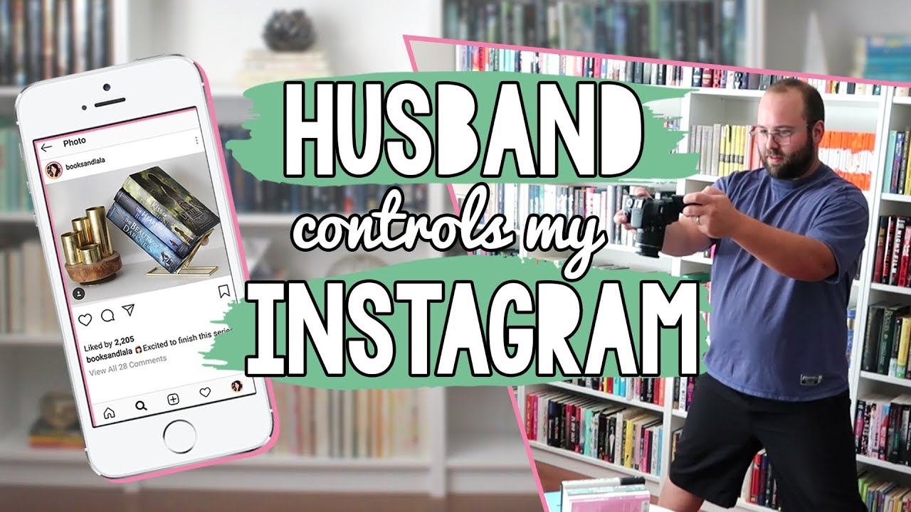 HUSBAND RUNS MY BOOKSTAGRAM FOR A MONTH YouTube