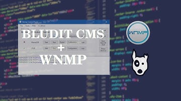Instalação do BLUDIT CMS no WMNP no Windows 10
