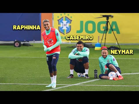 Neymar, Vinicius Jr, Antony Brazil SHOW in Training
