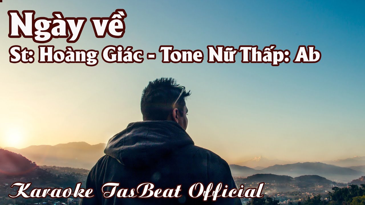 Karaoke Ngày Về Tone Nữ Thấp | TAS BEAT