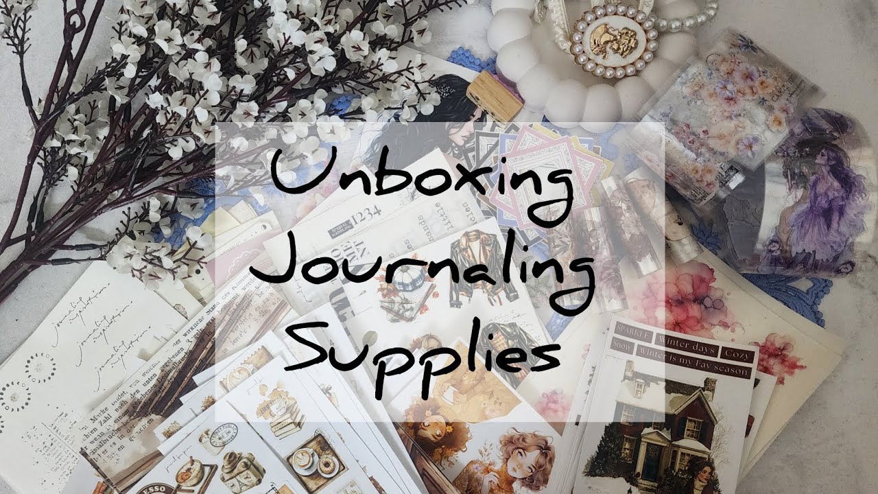 Unboxing Journaling Supplies ✨️💖 ##unboxing #asmr #love #prabh_journal 