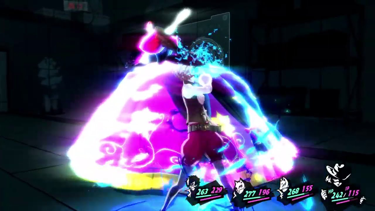 ペルソナ5R｜奥村春の「ブチッ」＆総攻撃 - YouTube