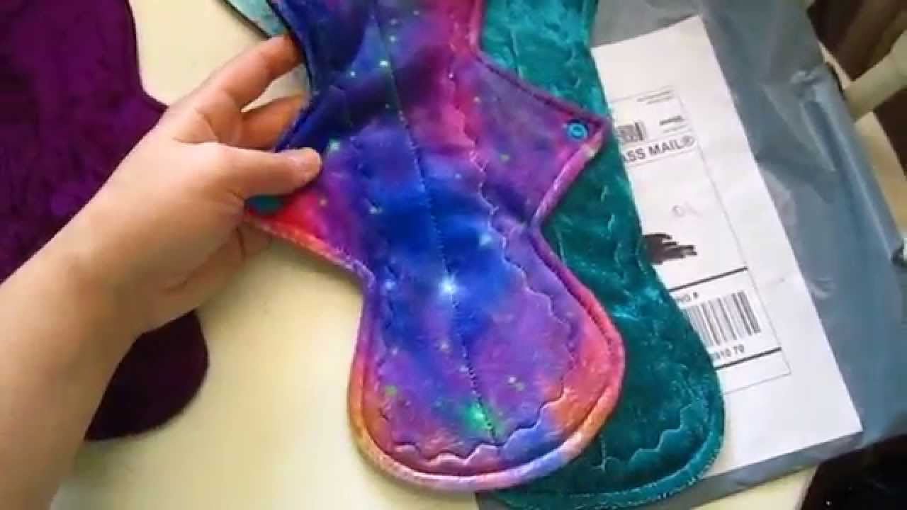 Cloth pad mail haul from Novel Red YouTube