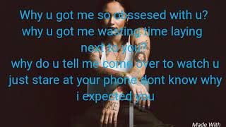 Kehlani~In my Feelings Lyrics