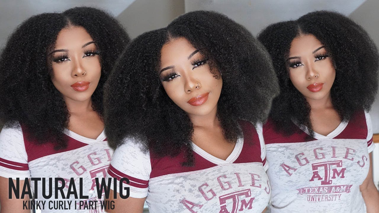 I Part Wig Most Natural Kinky Curly WIG Unboxing and Install FT. ILikeHair Company | Olineece