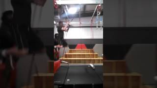American Ninja Warrior UFO to double lache
