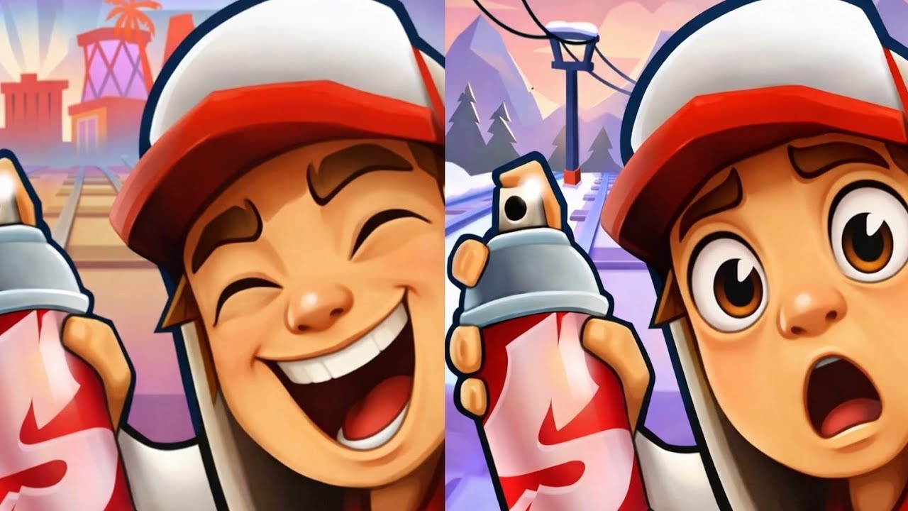 Subway surfers: Tokyo vs New Orleans.#subwaysurfers #subwaysurfs 