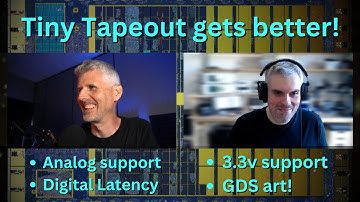 How we improved Tiny Tapeout - Analog support, lower latency, 3.3v support & GDS Art