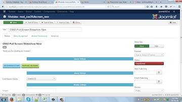 CSS3 Fullscreen Slideshow Joomla Module