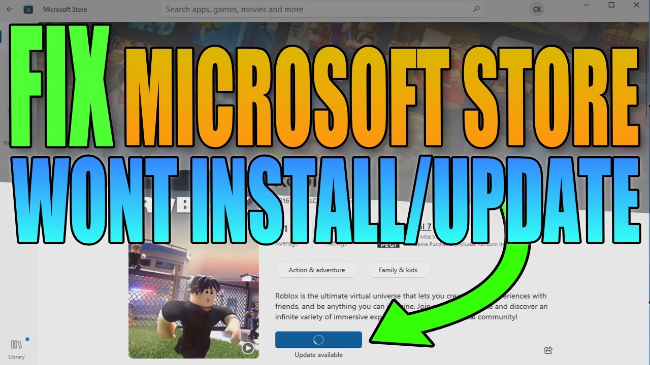 my roblox dosent have install button what happend - Microsoft Community