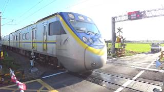 2193次區間車通過斗南鎮部前寮平交道 20200601