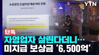 [단독] 자영업자 살린다더니...미지급 손실보상금 &#39;6,500억&#39; / YTN
