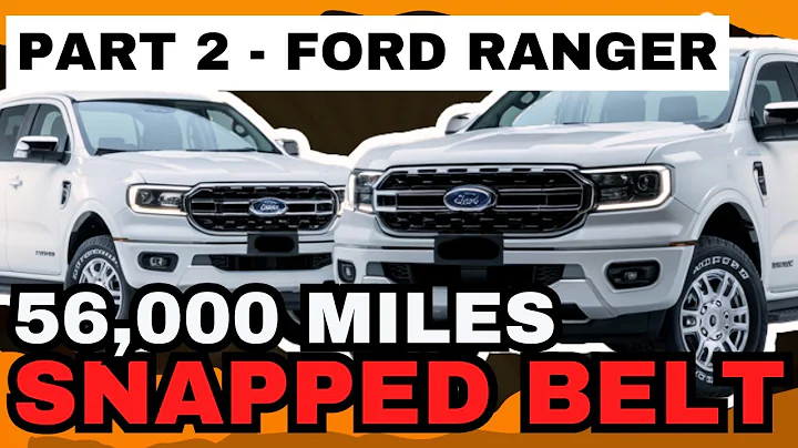 Wet Belt SNAPPED At Just 56,000 Miles 😱 2021 Ford Ranger Wildtrack Engine Repair - The Car Edition