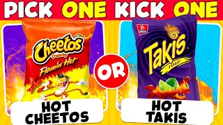 Pick One Kick One! 🍟 | Snacks Edition 🥜