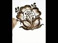 #short/Tranding Henna flower design(Subscribe please🙏)@MehandibyReena/#love #bollywood #hindisong