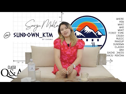 Sanju Moktan at Sundown by Karma (ClassX Q&A)