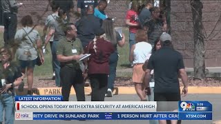 Americas High School opens with extra security