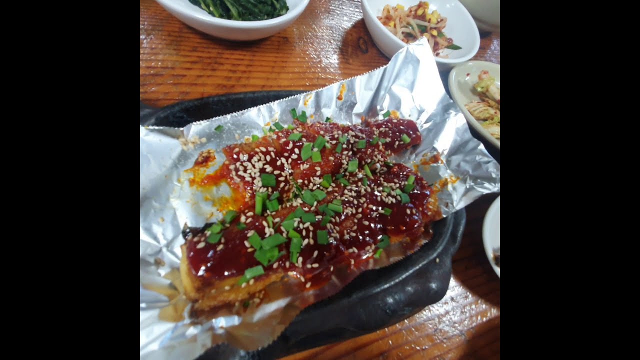 KTX 진부(오대산)역 명소 : 2020.10 황태구이 - 황태회관 Korean Food #shorts