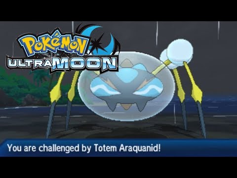 Video: Pok Mon Ultra Sun A Ultra Moon - Trasa 5, Brooklet Hill, Trial Kapitána Lany, Totem Araquanid A Waterium Z