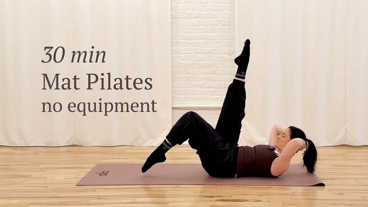 30 MIN Intermediate Full Body Pilates | No Equipment Mat Workout