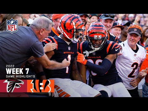 Atlanta Falcons vs. Cincinnati Bengals | 2022 Week 7 Game Highlights