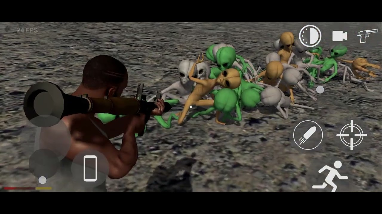 Playing with alien in india bike game 3d 