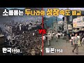 해방 후 한국과 일본의 70년 동안 발전 속도 비교. [오알]