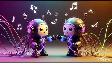 Little Robot Counting 🤖🔢 Learn Numbers 1 to 10 | Fun 3D Kids Song | Toon Beat Studio