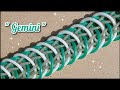 &quot;Gemini&quot; Rainbow loom Bracelet Tutorial (2 bars wide)