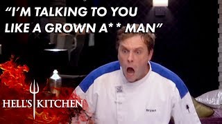 Bryant Loses His Temper Over Who To Eliminate Hells Kitchen