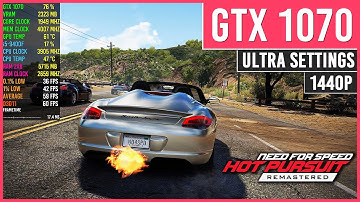 Need for Speed Hot Pursuit Remastered - GTX 1070 - Ultra Settings - 1440p 60FPS