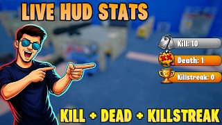 Fortnite UEFN Live HUD Stats System (Kill + Death + Killstreak) | FREE Verse Code