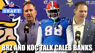 O'Connell and Brzezinski Talk Vikings Draft Pick Caleb Banks