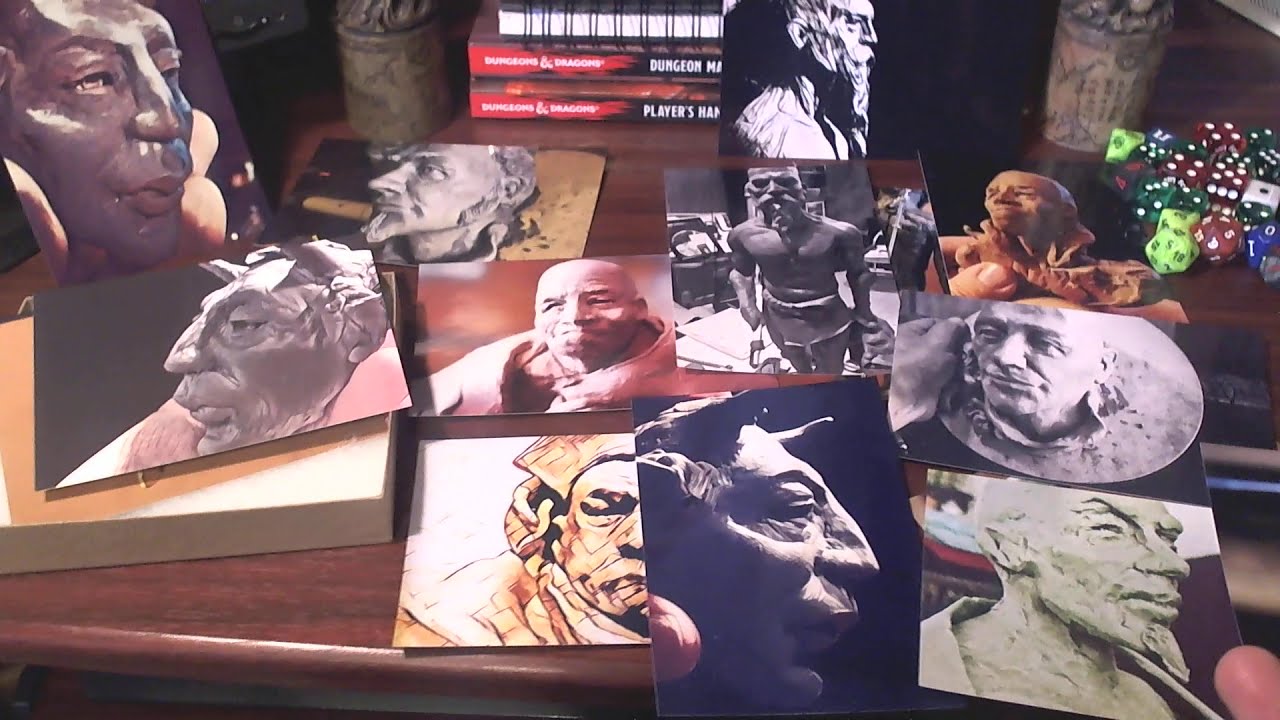 Hand signed Art Cards