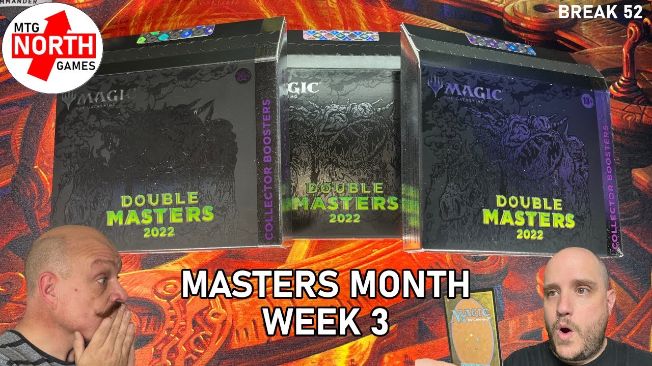TRIPLE Double Masters 2022 COLLECTOR BOX Opening Masters Month Week 3 YouTube