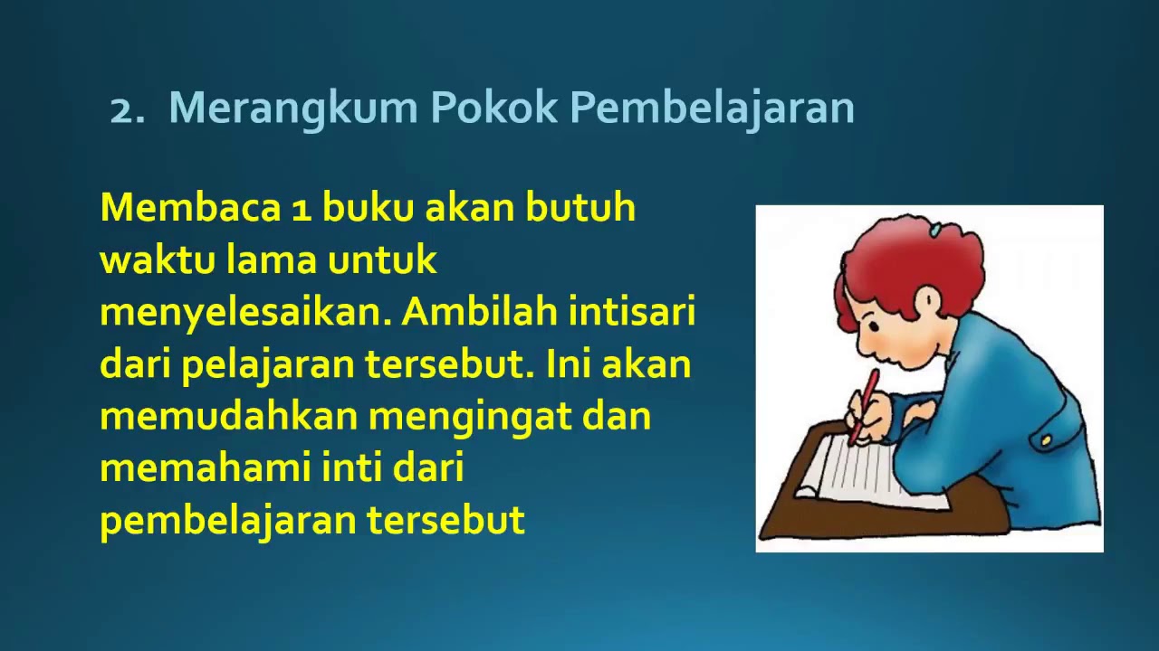 Cara Belajar Efektif Dan Efisien - Berbagi Informasi