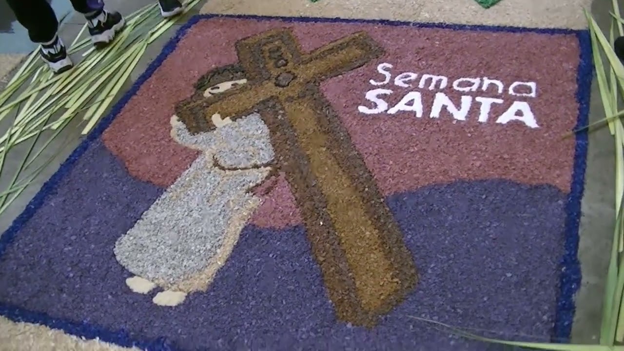 Carpets of Holy Week - Alfombras de Semana Santa in Cleveland