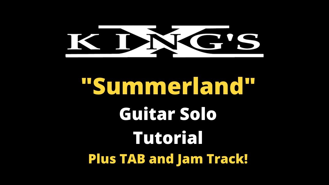 King's X Summerland Solo Tutorial with TAB! YouTube