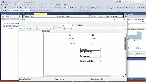 create crystal report with parameter using multiple tables