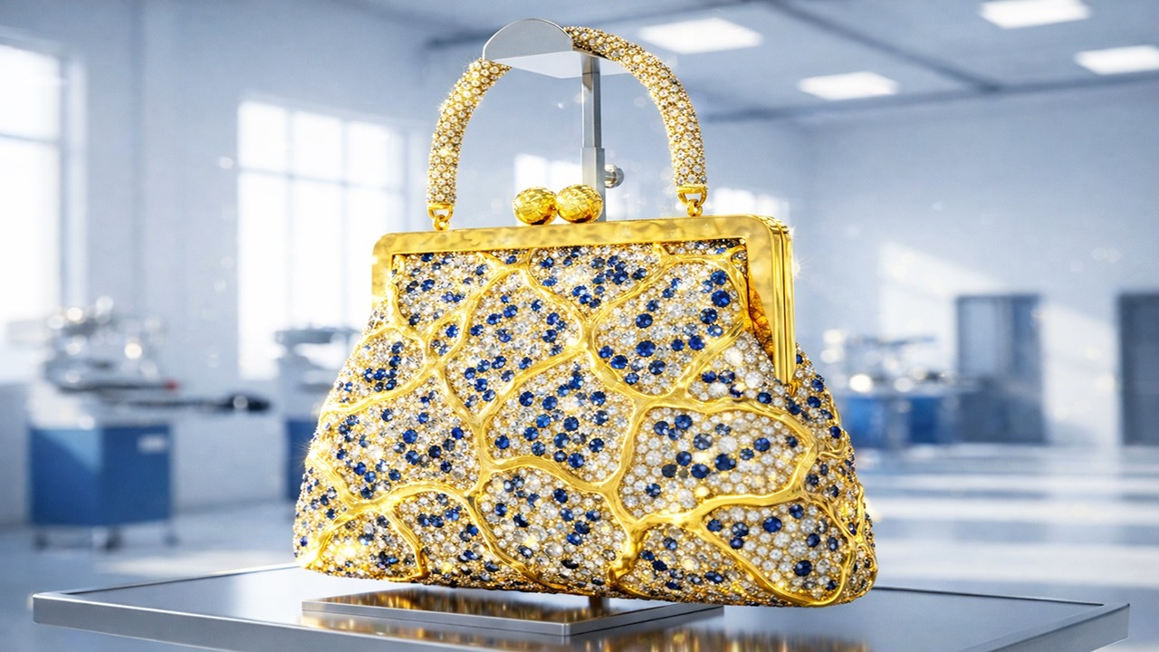 Inside the Factory: Mouawad 1001 Nights Purse | Hand-Beaten Gold & 4517 Diamond Set