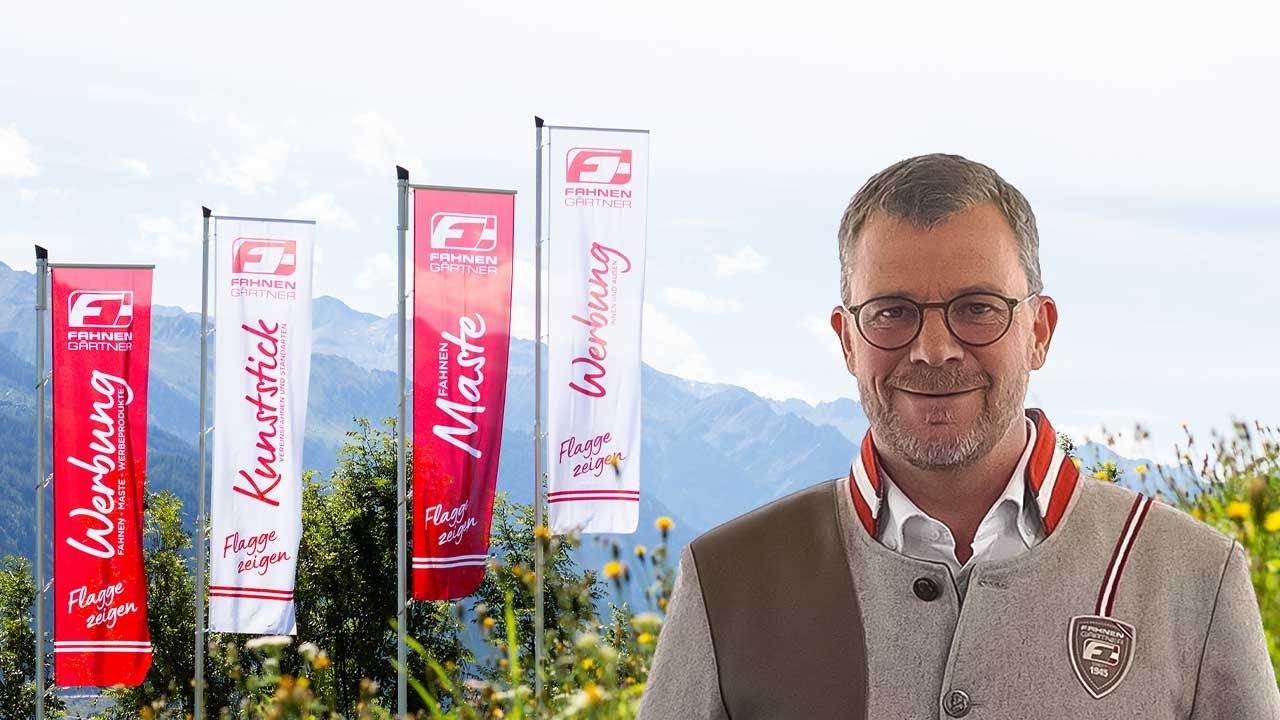 FahnenGärtner Geschäftsführer Ing. Gerald Heerdegen stellt sich und