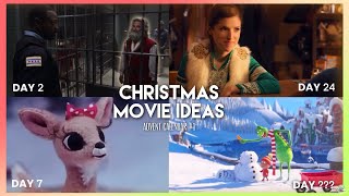 Christmas Movie Ideas Every Day until Christmas Day! 🎄☃️ | Advent Calendar #1 [2023]