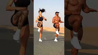 Hot Girls Exercise Gym Boy And Best Bodey Posear